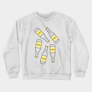 Minimalist Drink Cocktail Beer Collection Crewneck Sweatshirt